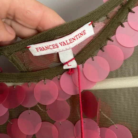 France’s Valentine Rodin meshed sequins dress, size L, new - Picture 5 of 7